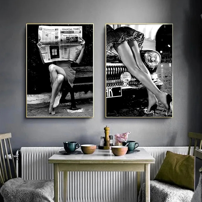 Photography Black And White - Vintage Black and White Sexy Woman
