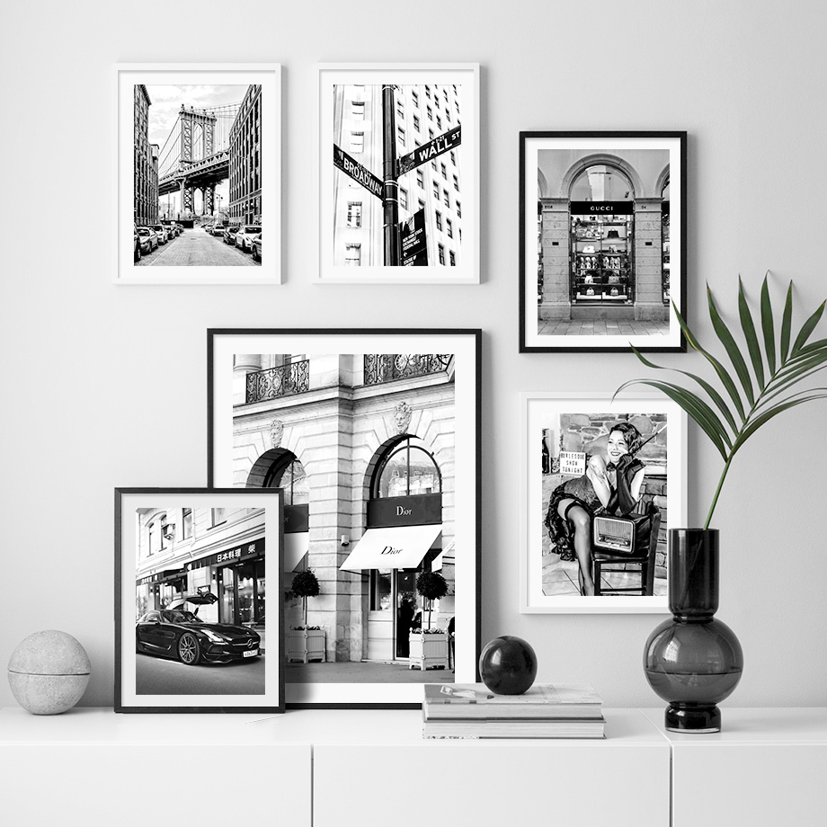 Paris Fashion Girl Luxury Stor - огляд і ціна Photography Black And White