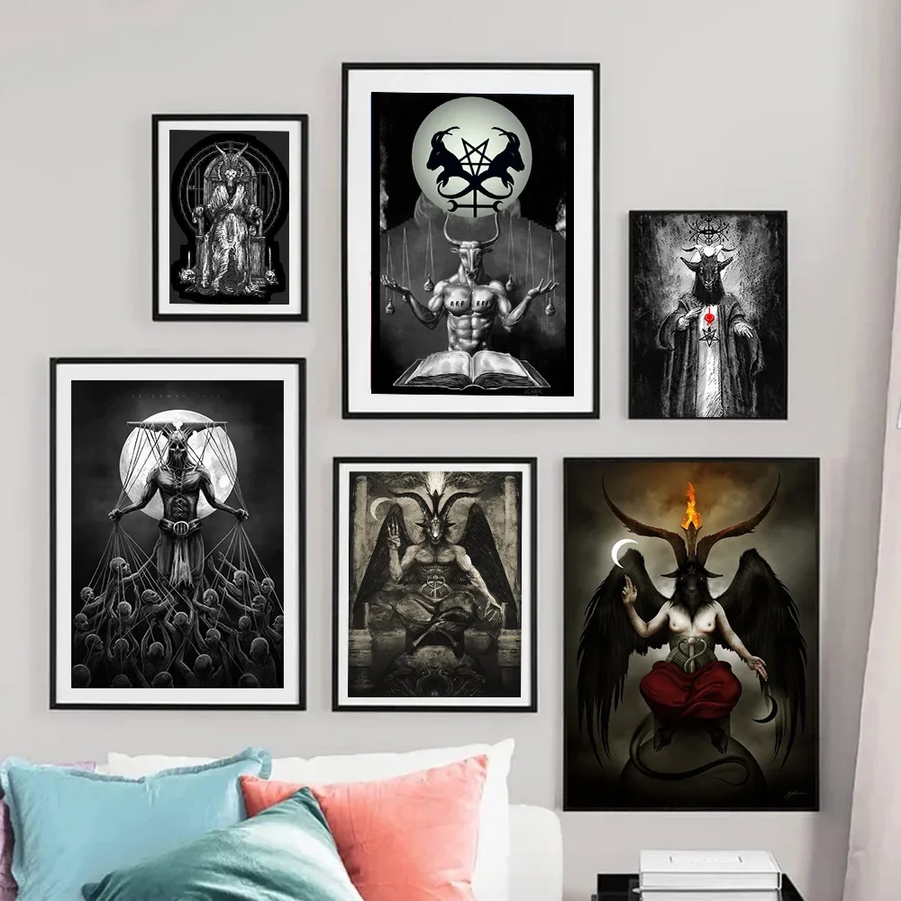 Dark Academia Art Baphomet She - огляд і ціна Photography Night