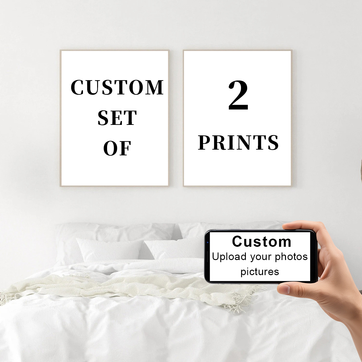 2pcs/set Custom Canvas Prints  - огляд і ціна Photography Interior