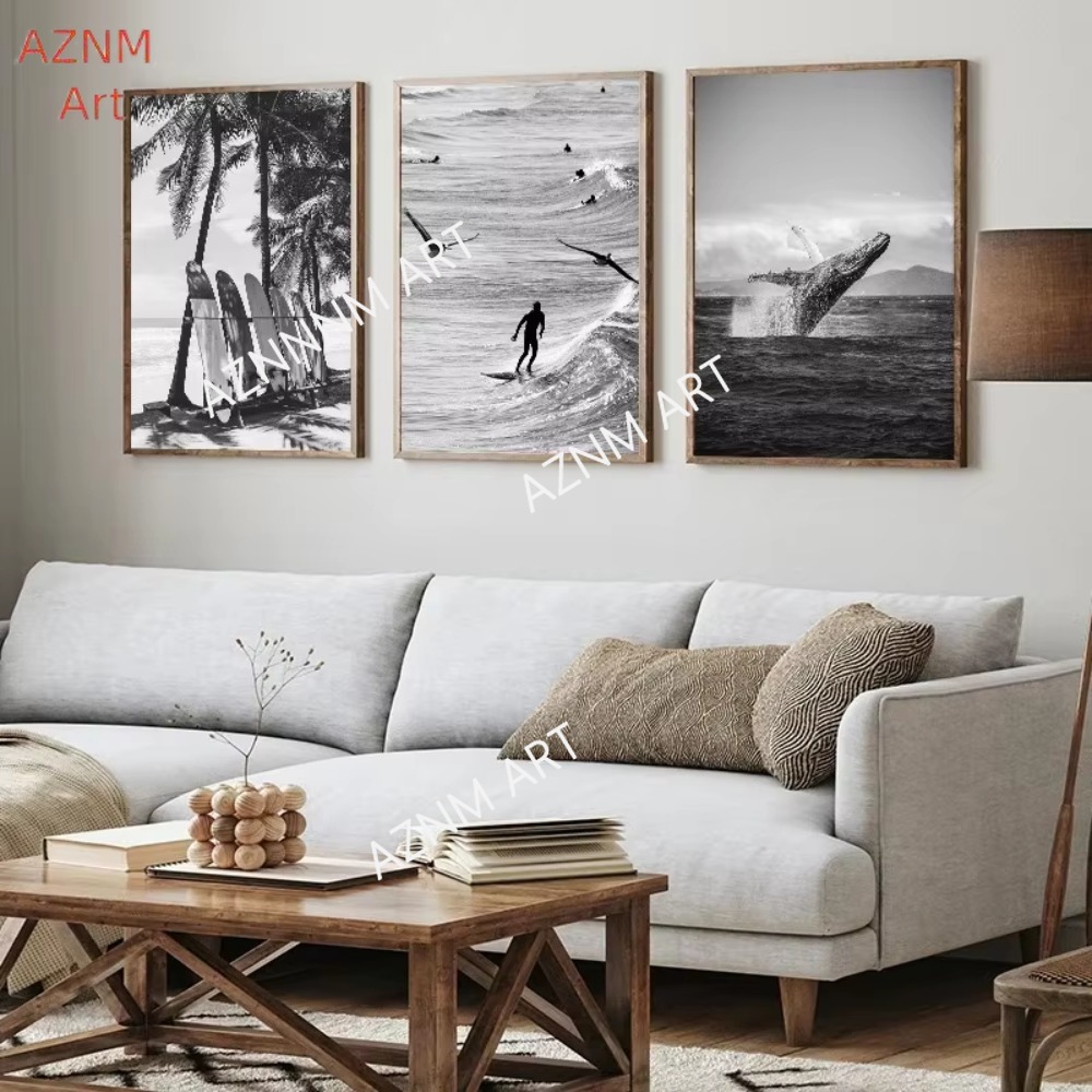 1PC ，Fine Surfing Black and Wh - огляд і ціна Photography Black And White