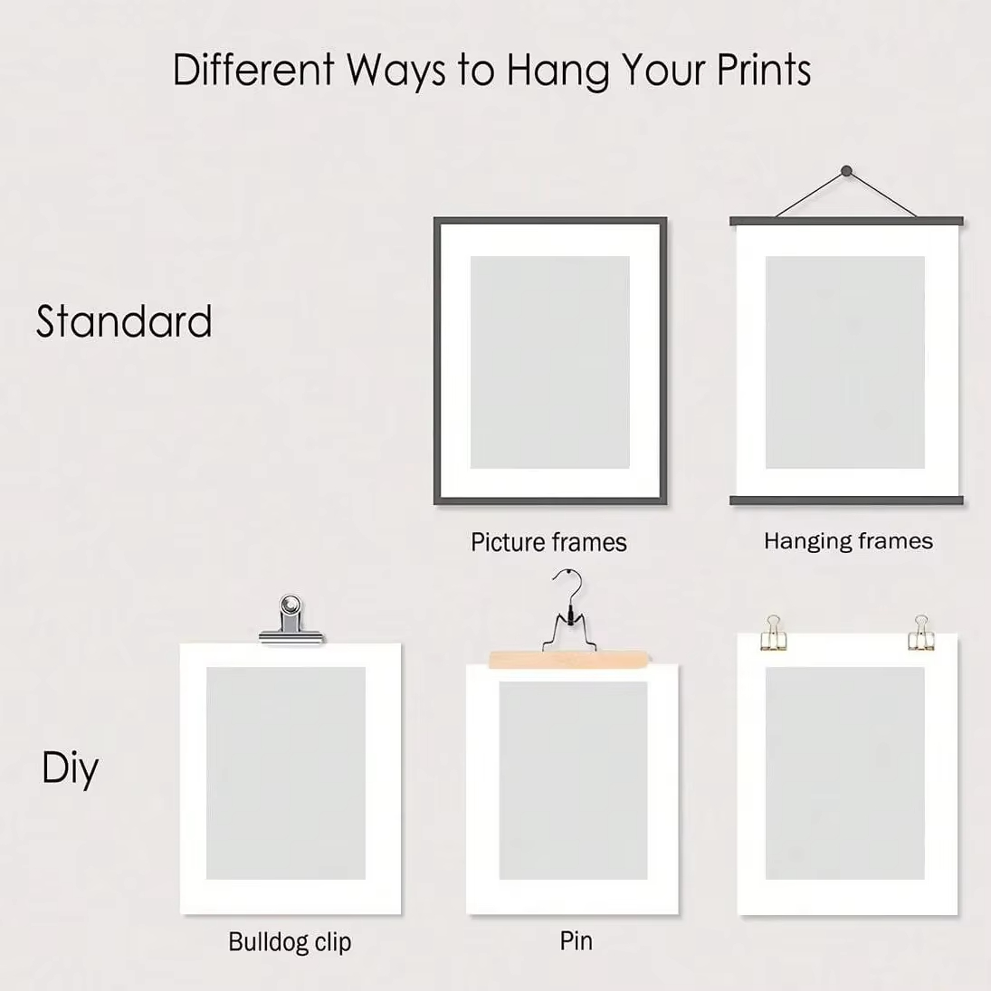 6pcs/set Custom Canvas Printin - огляд і ціна Photography Poster