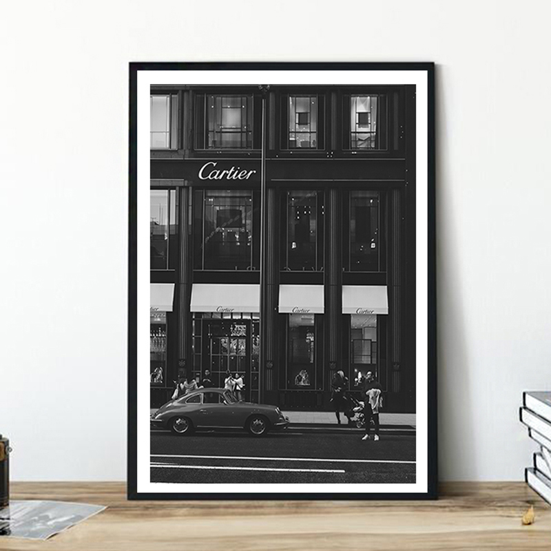 European Street Canvas Paintin - огляд і ціна Photography Black And White