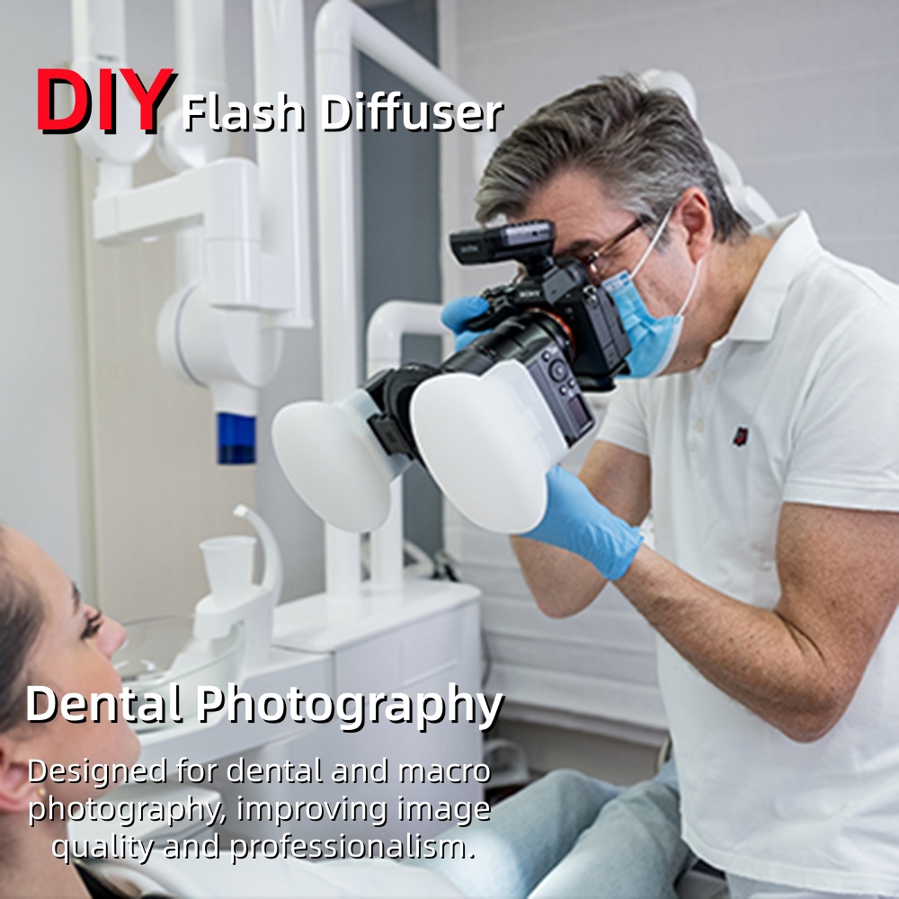 2pcs Silicone Softbox Dental M - огляд і ціна Photography Natural Lighting