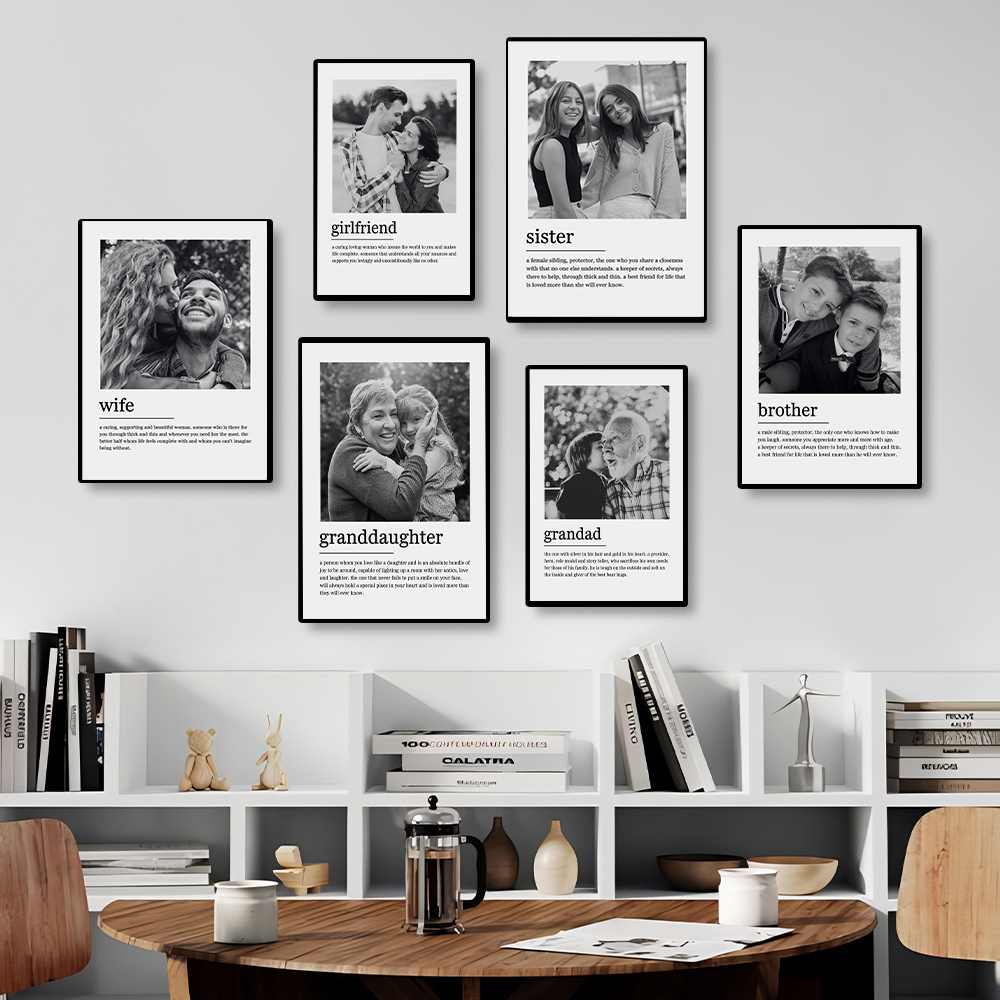 Custom Family Photo Canvas Pai - огляд і ціна Photography Poster