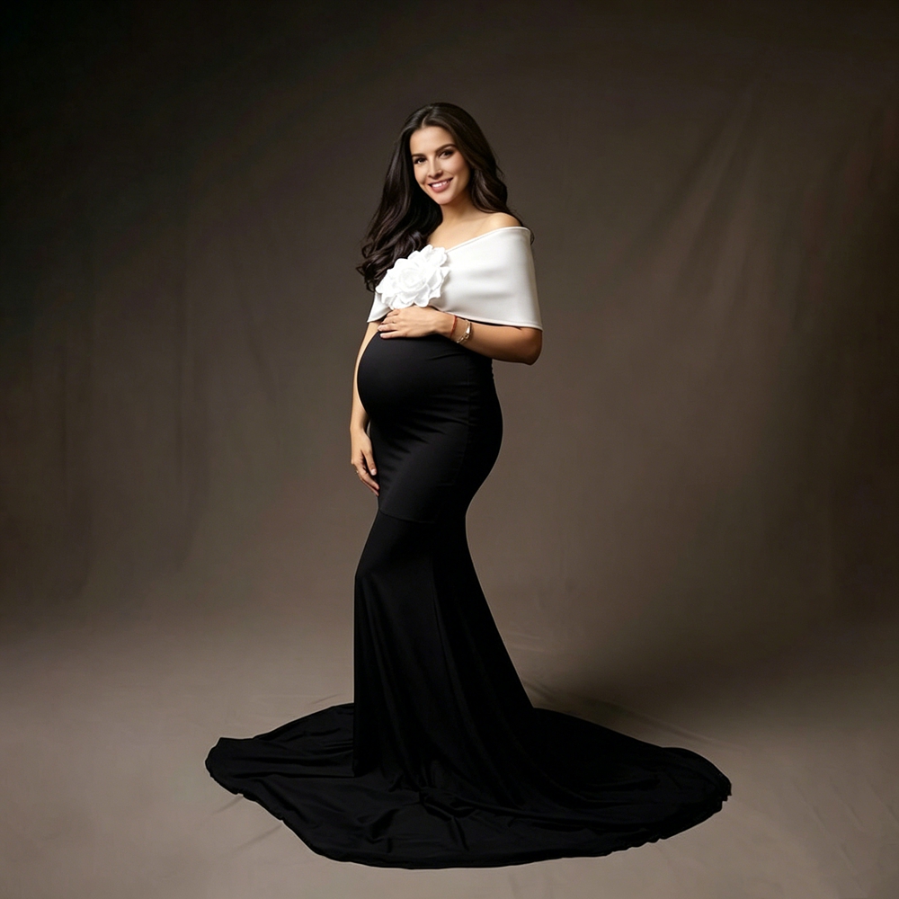 Maternity Photography Dresses  - огляд і ціна Photography Black And White