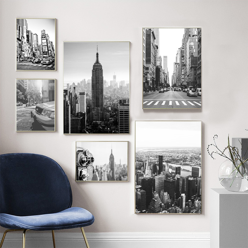 New York City Canvas Painting  - огляд і ціна Photography Black And White
