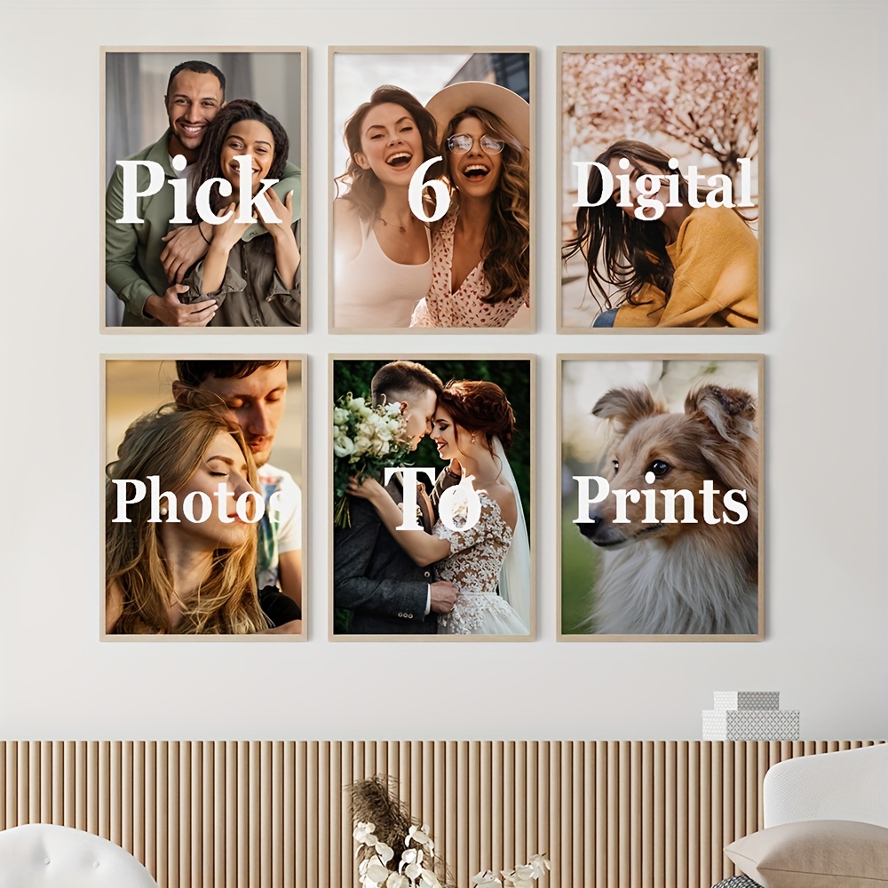 6pcs/set Custom Canvas Prints  - огляд і ціна Photography Interior