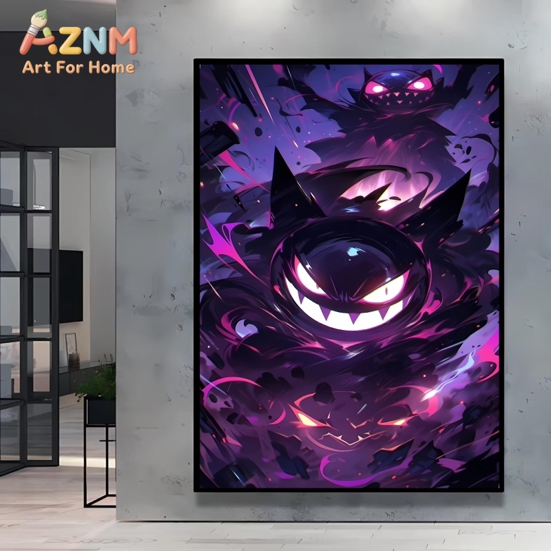 1pc Pokemon Gengar Theme Wall  - огляд і ціна Photography Night