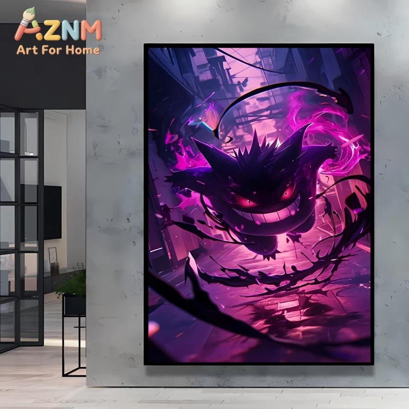 1pc Pokemon Gengar Theme Wall  - огляд і ціна Photography Night