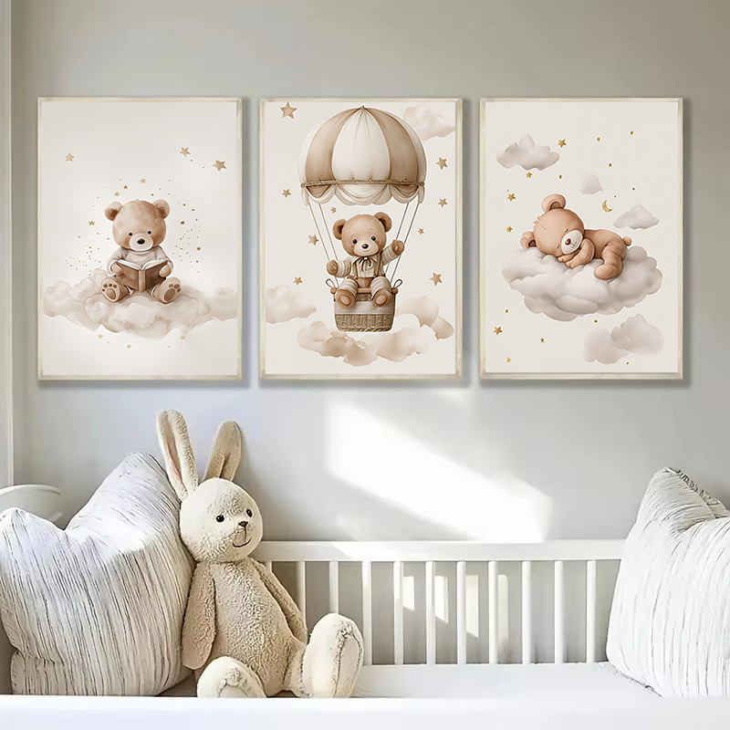 3pcs/set Bohemian Teddy Bear A - огляд і ціна Photography Interior
